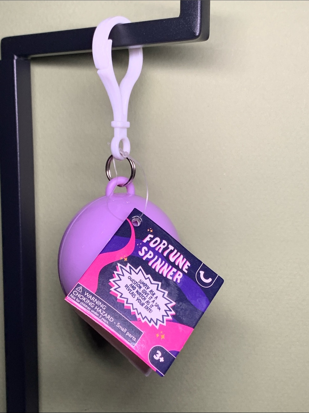 Fortune Spinner Keychain - Purple